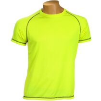 Camiseta Tecnica Cubik Amarillo L