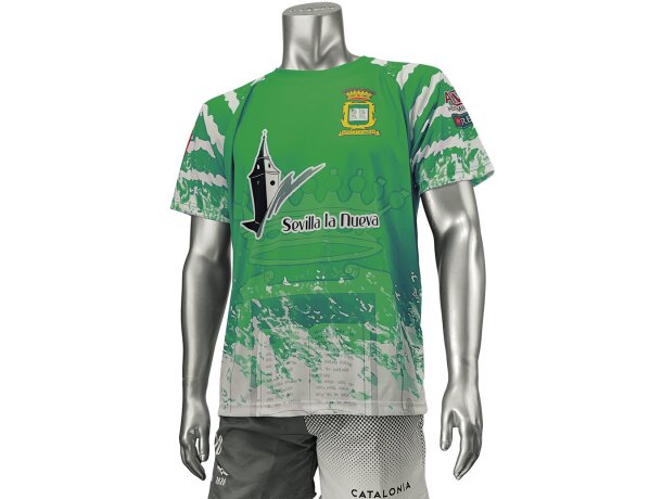 Camiseta&nbsp;Yamara técnica de poliéster reciclado sublimable