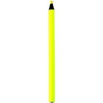 Lápiz fluorescente con punta negra amarillo personalizado