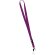 Lanyard con sistema clic clac de poliéster Lanjy Morado