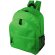 Mochilas infantiles personalizadas con bolsillos delanteros en rPET sostenible Bussy Verde
