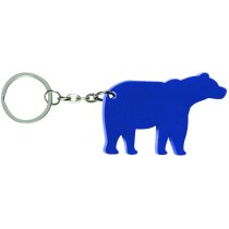 Llaveros de mascotas personalizables con forma de oso en aluminio
