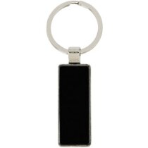 Llavero rectangular de acero negro Llavero rectangular de acero negro