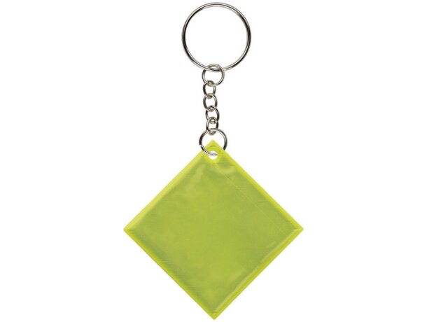 Llaveros originales reflectante en forma de cuadrado