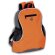 Mochila Poppy con salida auriculares y rejilla lateral transpirable Naranja