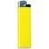 Mechero Cricket cromo recargable piedra 6 tonalidades brillantes para publicidad barato amarilla