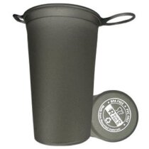 Vaso de plástico corporativo Collap TPU azul y gris 200ml