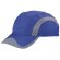 Gorras planas con bandas reflectantes de microfibra Raid Azul Royal