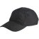 Gorra de béisbol con cierre ajustable microfibra Zipon Negro