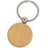 Llavero madero redondo con barniz oscuro o natural