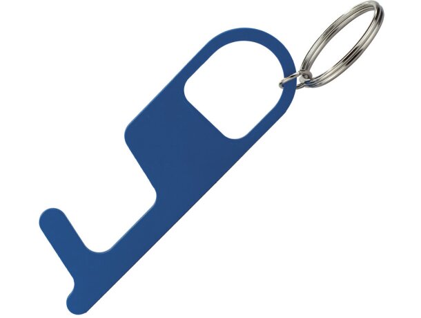 Llaveros met&aacute;licos antitouch en variados colores aluminio