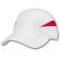 Gorra de microfibra CONTRAST para personalizar Rojo