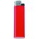 Mechero Cricket cromo recargable piedra 6 tonalidades brillantes para publicidad roja