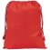 Bolsa de deporte poliéster 190D de cuerdas Rojo