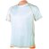 Camiseta deportiva cuello redondo poliéster 145 g/m2