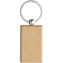 Llavero madera rectangular
