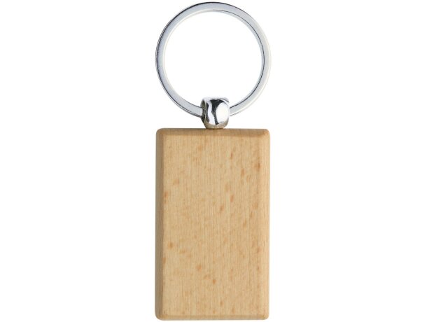 Llavero madera rectangular
