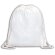 Mochila saco personalizada variados colores de algodón 120 g/m2 Kombu Blanco