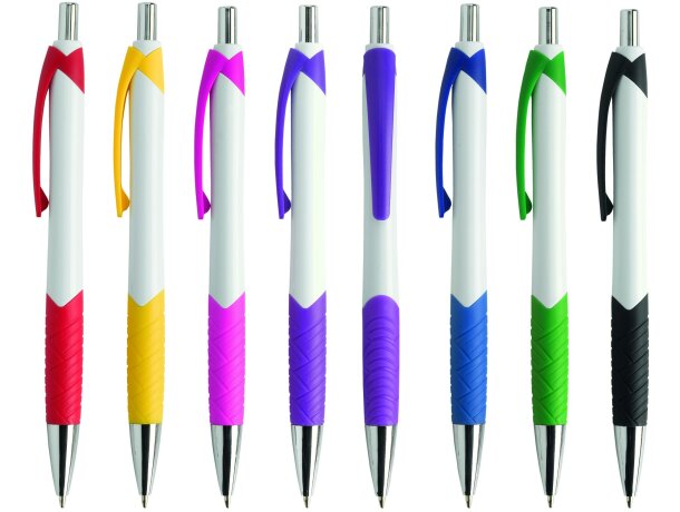 Boligrafo Plastico bicolor