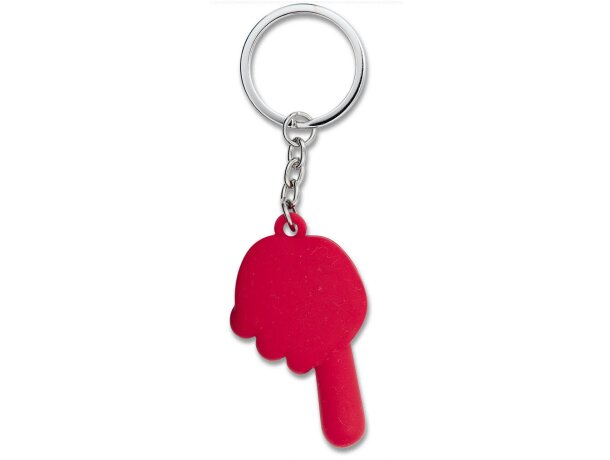 Llaveros originales anti touch color rojo pvc