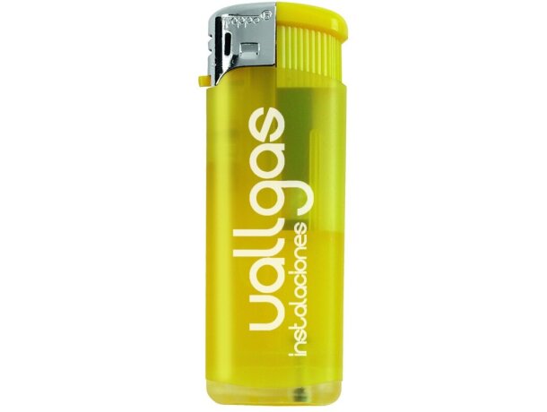 Encendedor eléctrico Divo con sistema de seguridad antifallo personalizado amarillo