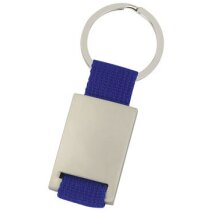 Llavero de cinta de nylon con metal Llavero de cinta de nylon con metal
