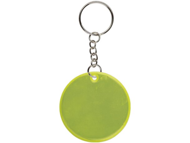 Llavero original para merchandising reflectante redondo