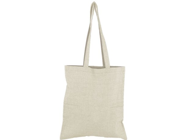 Bolsa ecológica de algodón orgánico 120 g/m2 asas largas