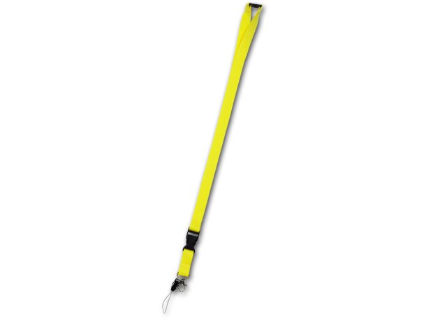 Lanyards de poliéster cierre de seguridad de cuello
