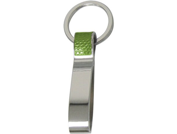 Llavero de colores con metal cromado Llavero de colores con metal cromado