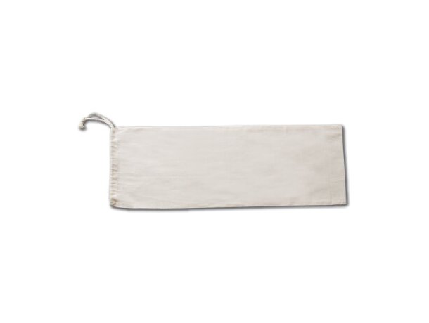 Bolsa pan con cierre de cordón ajustable 100% algodón 110 g/m2