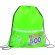 Mochila de cuerdas de poliéster 210D con bolsillos transparentes