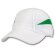 Gorra de microfibra CONTRAST para personalizar Verde