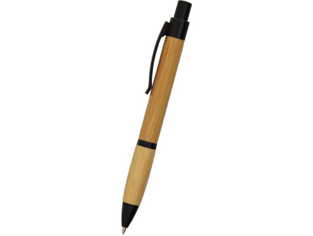 Bolígrafos ecológicos para empresas combinado con negro bambú