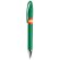 Bolígrafo de colores con banderas verde