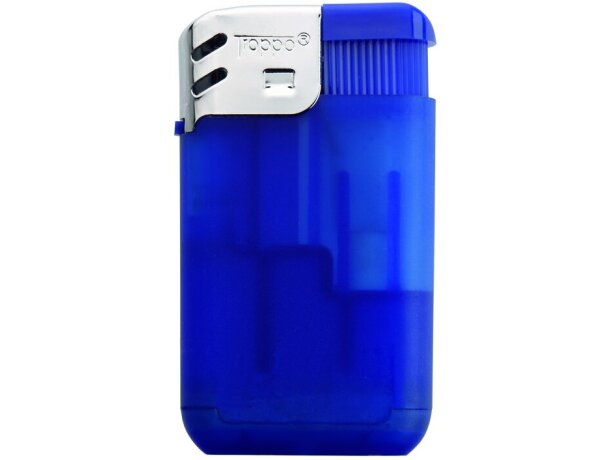 Mechero personlizado Vogue recargable con sistema piezoeléctrico azul verde barato azul