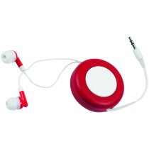Auriculares Con Recogecable Personalizado Rojo