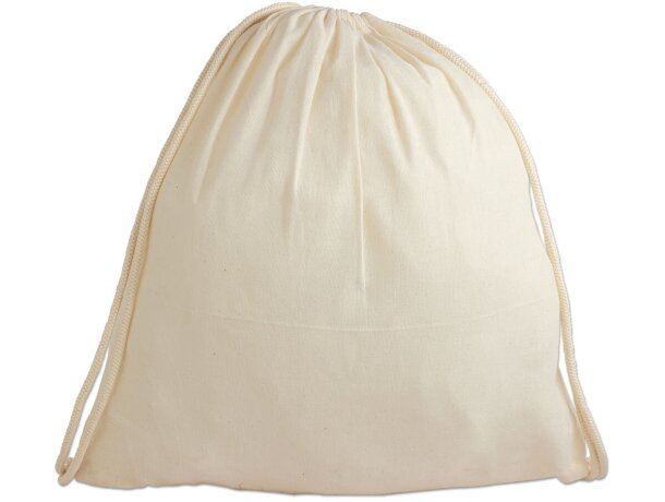 Mochila saco cuerdas personalizada algodón 120 g/m² cordones 8mm resistentes