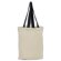 Bolsa algodón asas en vivos colores 200 g/m2 Negro