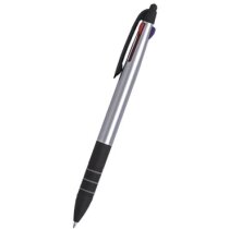 Boli plateado publicitario tres tintas retráctil 15.2cm