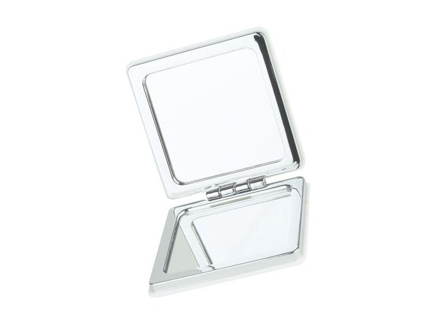 Espejos para boda elegantes con diseño cuadrado Francis 6 x 6 cm blanco