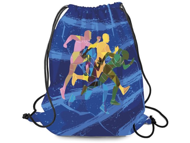 Mochila cuerdas Zythum poliéster blanco sublimable