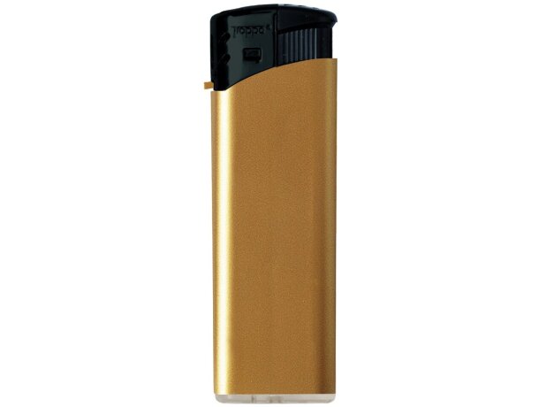 Mechero eléctrico Roddy recargable USB con arco eléctrico personalizado oro