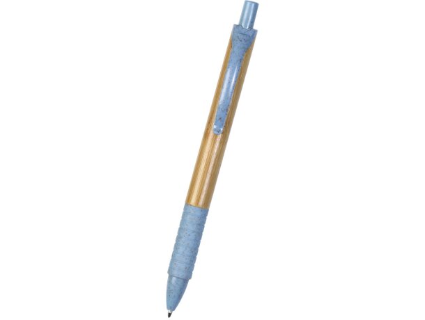 Bolis ecológicos de bambú tinta azul