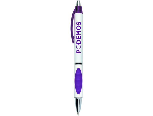 Bolígrafo plástico BRICO barato violeta