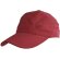 Gorra SKIPER con logo distintivo Rojo