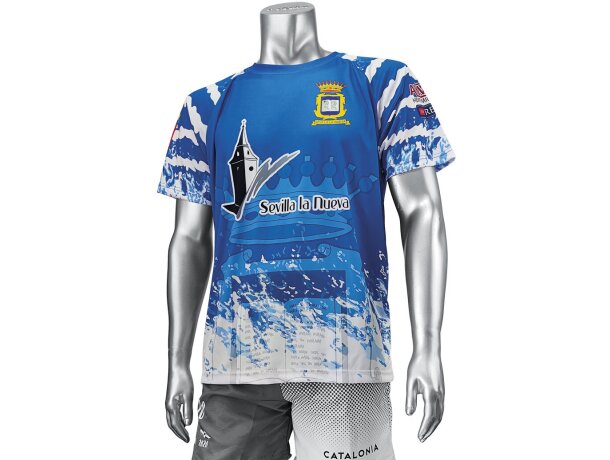 Camisetas manga corta poliéster unisex 140 g/m2