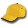 Gorras béisbol de algodón con ribete en visera