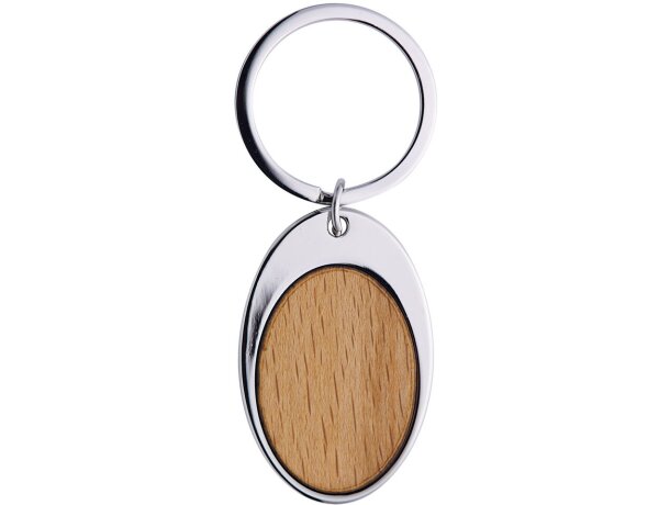 Llaveros originales cromado de madera