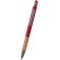 Bolígrafo original personalizado grip de corcho de aluminio reciclado Terrum Rojo